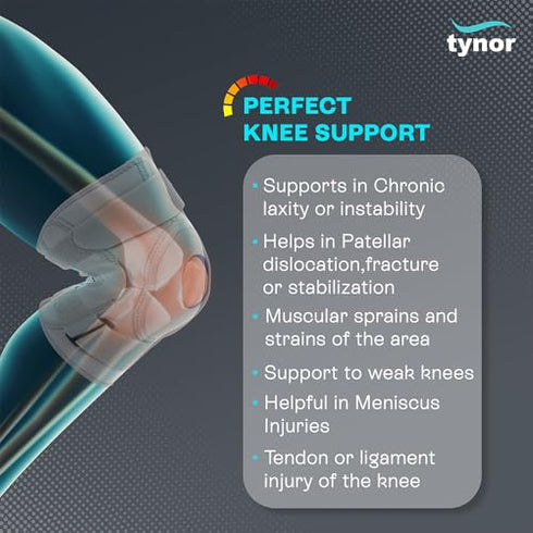 Knee Support Hinged for Joint Stability And Pain Relief | for Sports Gym Supports Injury Recovery