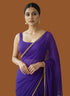 Vasthrlay Orange Decorative Unstitched Saree