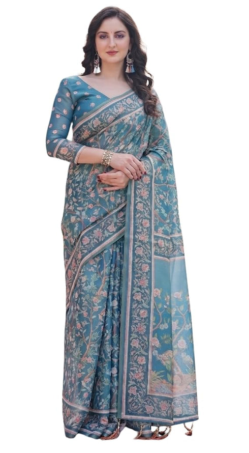 Vasthrlay Premium Printed Matching Unstitche