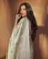 Vasthrlay Elegant Traditional Cream Saree With Matching Blouse Piece