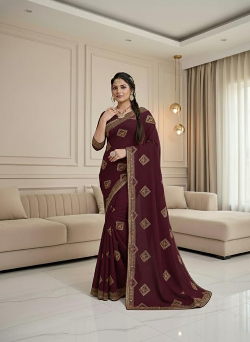 Vasthrlay Unstitched Material Az Ys Pintu Parent Pink Ethnic Wear