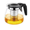 ZROY Enterprise Round Glass Tea Pot(Plastic Hadle)