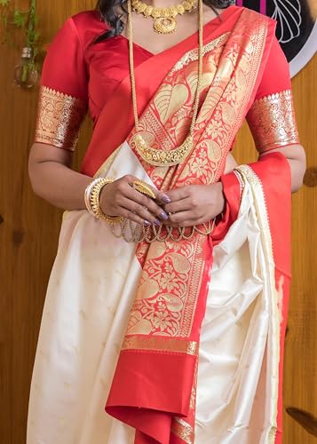 Vasthrlay Glory Satin Silk Saree Plain Soft Shiny Elegant Party Traditional Ethnic
