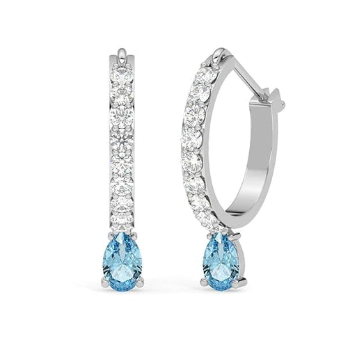 CLARA 925 Sterling Silver Hoop Bali Earrings