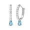 CLARA 925 Sterling Silver Hoop Bali Earrings