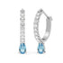 CLARA 925 Sterling Silver Hoop Bali Earrings