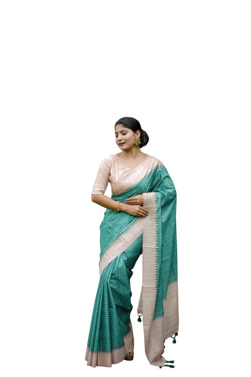 Vasthrlay Tussar Silk Saree