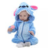 BRANDONN Unisex Baby Flannel Jumpsuit Pan