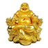 HC VILLA Feng Shui Laughing Buddha Happy Man for Happiness and Money Wealth Sitting on Chair