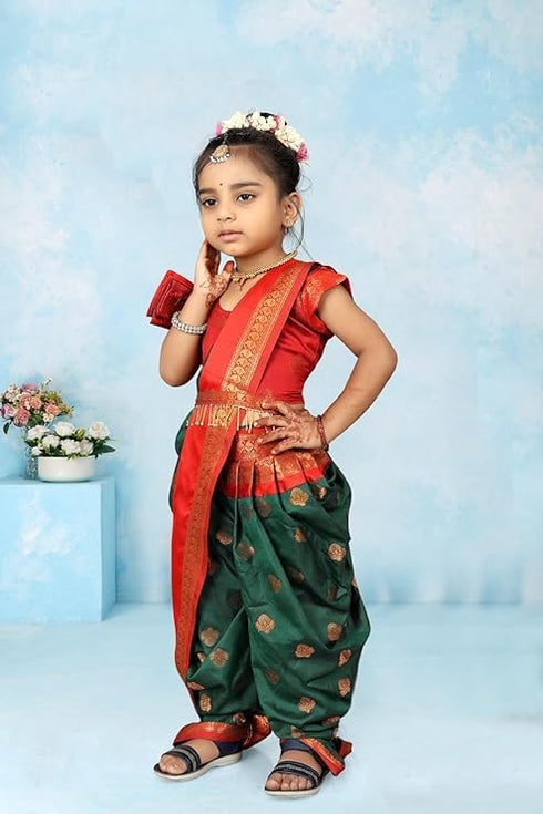 Vasthrlay Paithani Maharashtrian Contrast Traditional