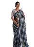 Vasthrlay Checks Floral Tassel Lightweight