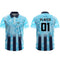 Dika Sports Custom Cricket T-Shirt With Name Personalized Team Jersey Breathable Quick Dry Mens Sportswear
