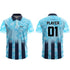Dika Sports Custom Cricket T-Shirt With Name Personalized Team Jersey Breathable Quick Dry Mens Sportswear