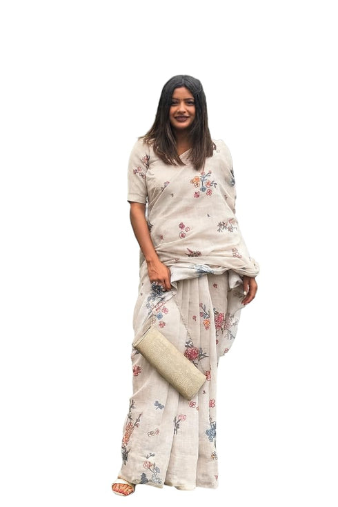 Vasthrlay Multicolor Lightweight Linen Blend