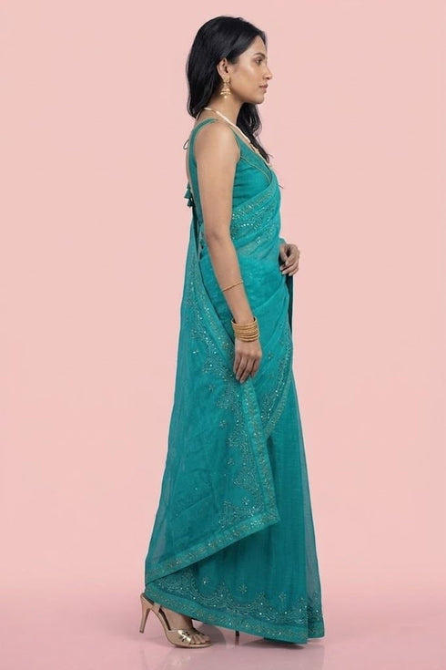 Vasthrlay Embroidered Swarovski Ethnic Wear