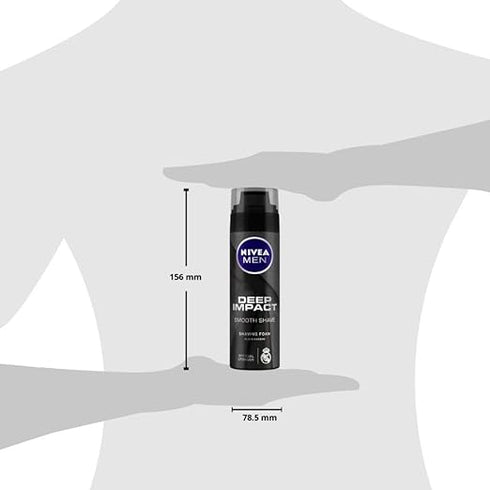 Nivea Men's Shaving Deep Impact Smooth Shaving Foam