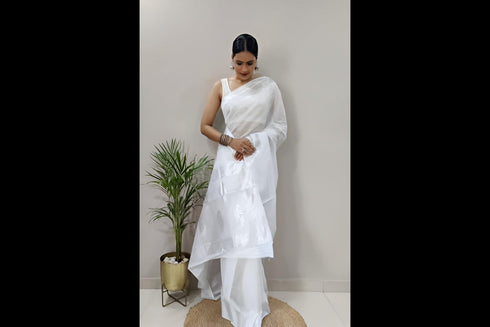 Vasthrlay Cotton Unstitched Saree