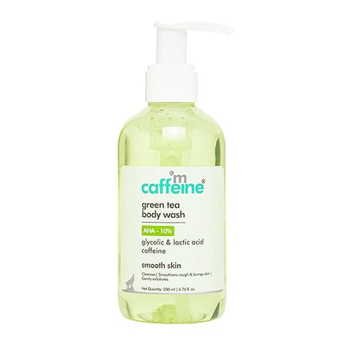 mCaffeine Green Tea Body Wash with AHA 10%