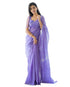 Vasthrlay Kanjivaram Cotton Lavender Ethnic Wear
