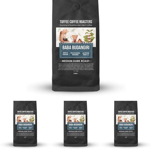 Toffee Coffee Roasters Baba Budangiri Whole Bean Coffee 1kg