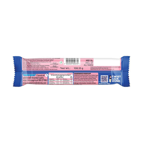 Cadbury Oreo Strawberry Flavour Biscuit