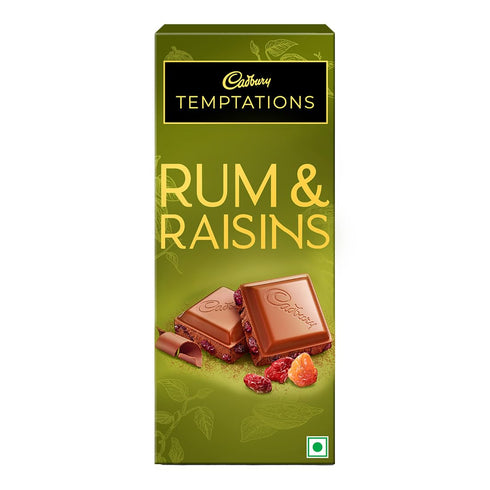 Cadbury Temptation Rum and Raisin Chocolate 70g