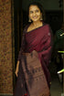 Vasthrlay Maroon Kanjivaram Saree