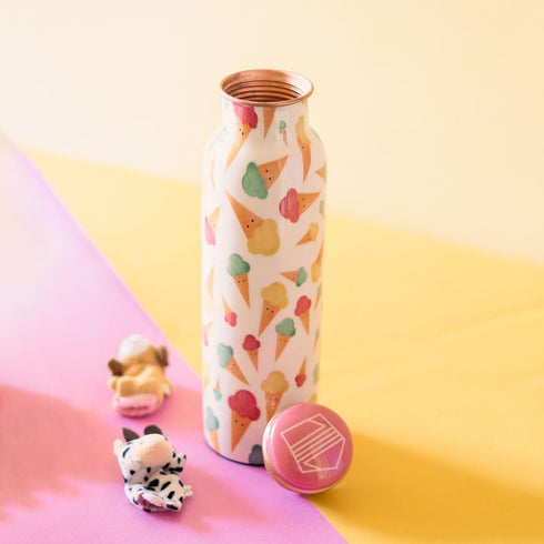 Pure Copper Bottle 1000ML Ice Cream