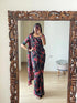 Vasthrlay Pink Georgette Unstitched Saree