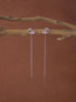 CLARA 925 Sterling Silver Sui Dhaga Threader Earrings Pear