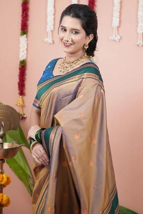 Vasthrlay Kanjeevaram Traditional Wedding Banarasi Unstiched