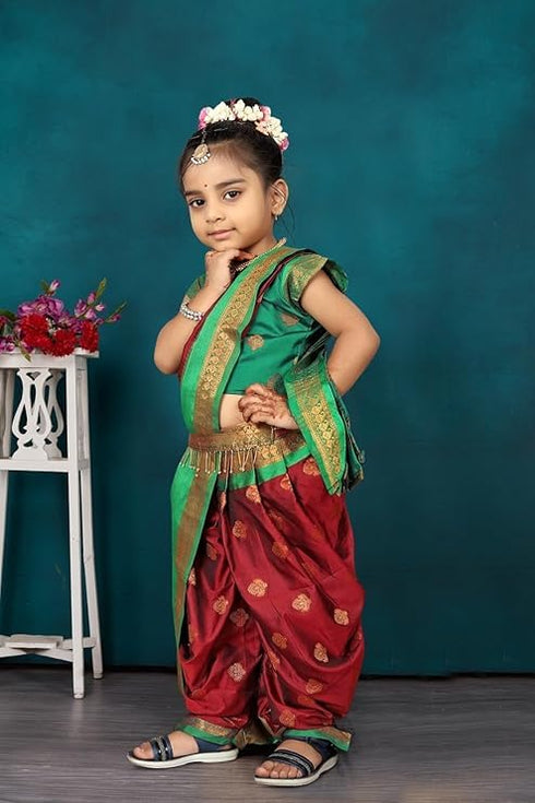 Vasthrlay Paithani Maharashtrian Contrast Traditional