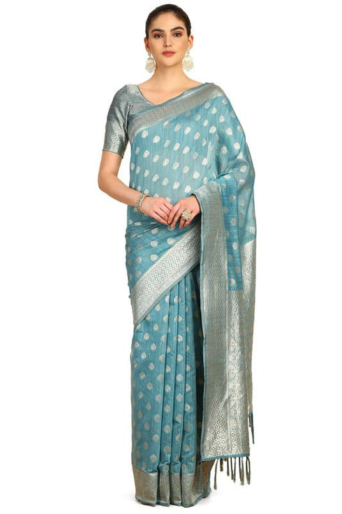 Vasthrlay Tussar Design Tassels
