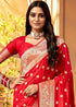 Vasthrlay Kanjivaram Kanchipuram Pari 121 Saree With Blouse Piece