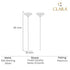 CLARA 925 Sterling Silver Sui Dhaga Threader Earrings Aria