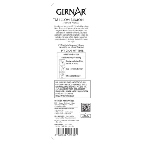 Girnar Natural Drink Mellow Lemon
