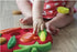Rubbabu 3D Vegetable Shape Sorter | Educational Tomato Shaped Puzzle with 7 Bright Vegetables
