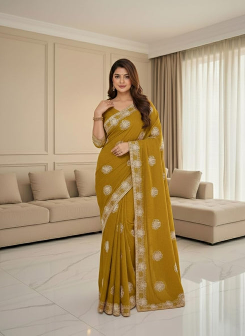 Vasthrlay Chiffon Traditional Ethinic Az Ys Vanshika Ethnic Wear