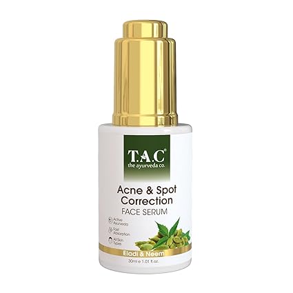 TAC | The Ayurveda Co. With Eladi And Neem Face Serum For Acne And Oil Control