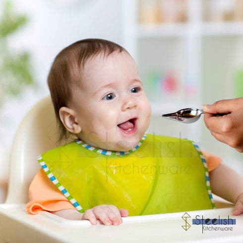 Stainless Steel Baby Feeder Spoon Paladai Set
