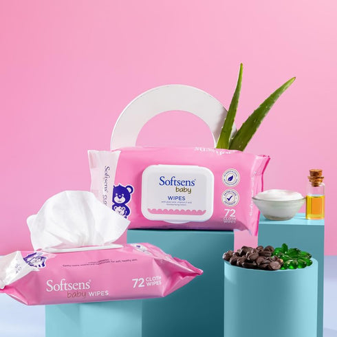 Softsens Baby Gentle Cloth Wipes