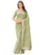 Vasthrlay Embroidery Pink Saree
