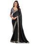 Vasthrlay Georgette Embroidery Unstitched Green Saree