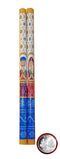 Anshri Raja Rani Dandiya Sticks Multicolor Wooden Multicolor