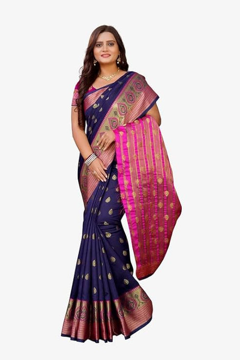 Vasthrlay Kanjeevaram Freesize Ethnic Wear