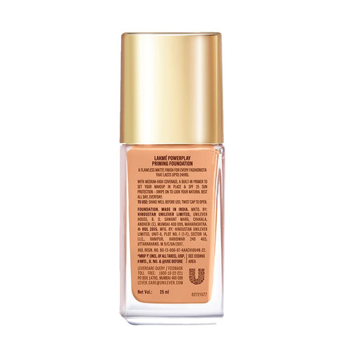Lakme 9To5 Primer + Matte Perfect Cover Foundation 25ml