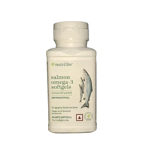 Nutrilite Salmon Omega-3 Soft gels Fish Oil Supplement with EPA and DHA