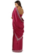 Vasthrlay Black Satin Saree