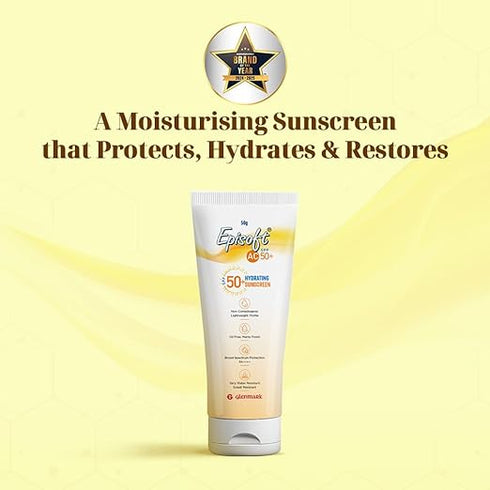 Episoft AC SPF 50+ Sunscreen | Maximum Hydration | 50gm