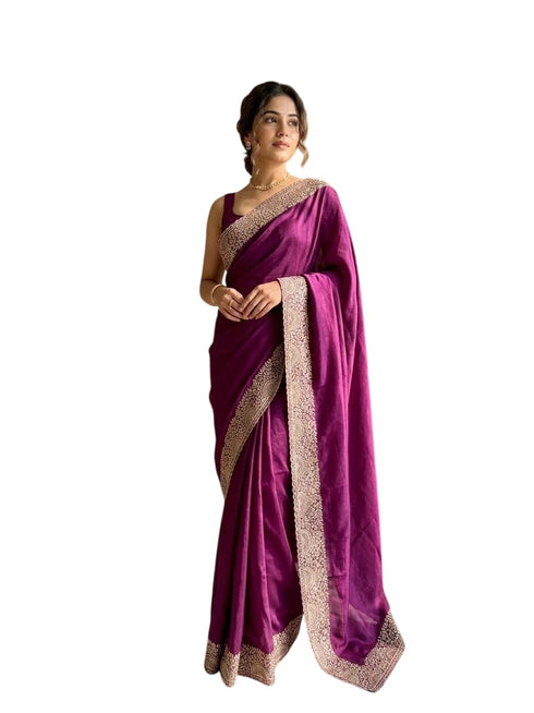 Vasthrlay Embroidery Georgette Unstitched